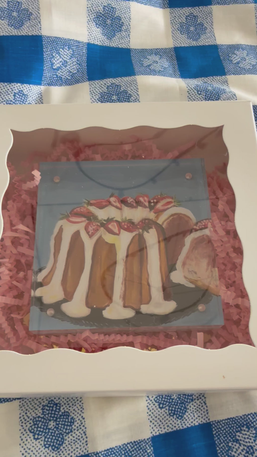 "Strawberry Bundt Cake"