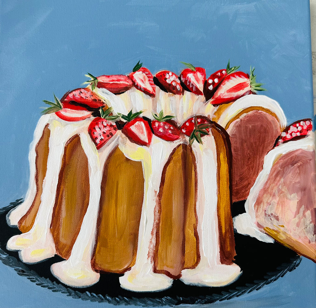 "Strawberry Bundt Cake"